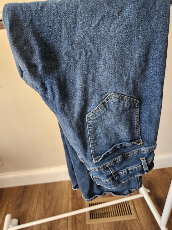 None Denim - Classic Blue Boot Cut Women's Jeans